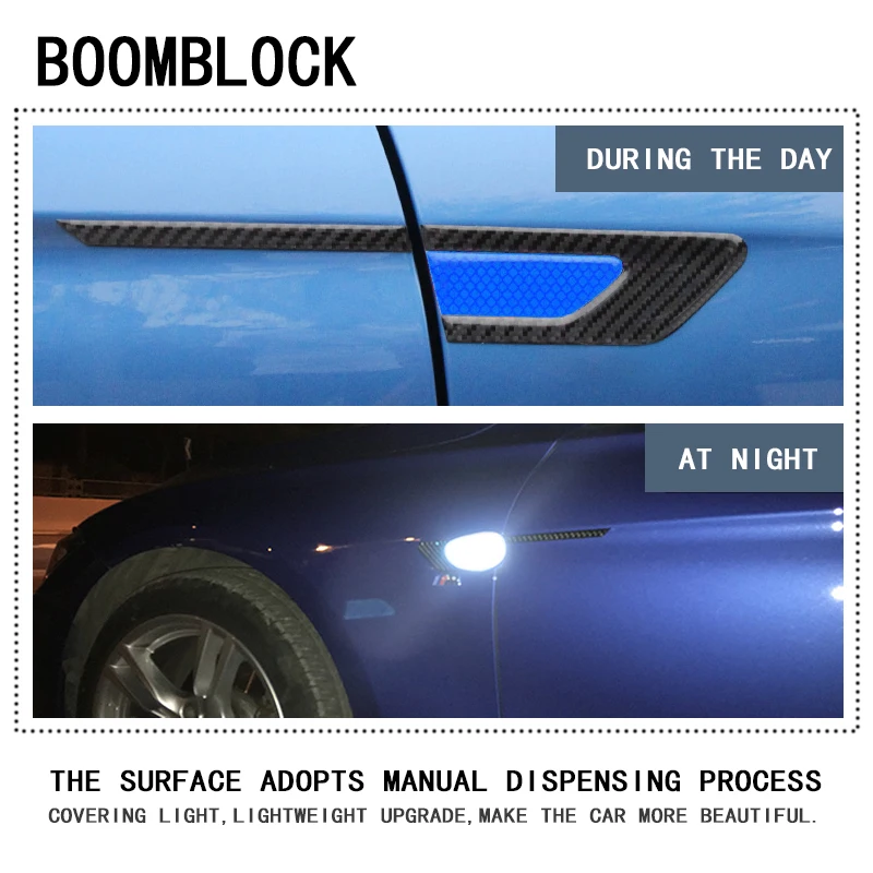 

Car Front Fender 3D Emblem Stickers For BMW X5 E53 E90 F30 F10 Audi A3 A6 C5 C6 Opel Insignia Alfa Romeo Reflective Accessories