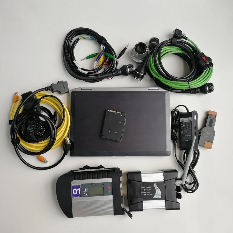 Auto repair diagnosis tool MB star C4 SD compact 4+For BMW wifi Icom next+Used laptop computers E6420 I5 4G+Expert mode 1tb SSD |