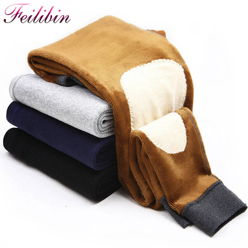 Feilibin Winter Warm Mens Warm Leggings Tight Men's Long Johns Plus Size Warm Underwear Elastic Tights Male Thermal Warm Pants Feilibin Winter Warm Mens Warm Leggings Tight Men's Long Johns Plus Size Warm Underwear Elastic Tights Male Thermal Warm Pants