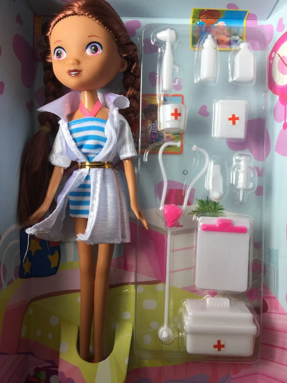 Democracia Ser amado Imaginación New 1pcs Baby Toy Nurse Doctor Doctora Juguetes Doll Set Doc McStuffins  Toys Doll Set With Accessories _ - AliExpress Mobile