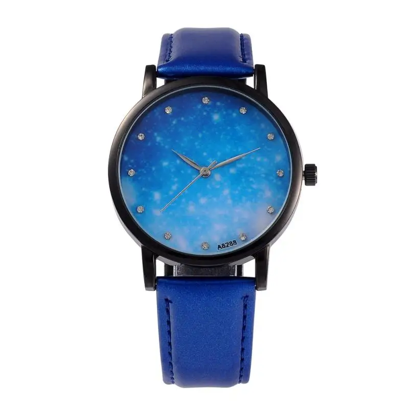 

Moon Photo Unisex Watch Women Men Wristwatch Starry Sky Space Watch Little Star Wristwatch Special Birthday Gift