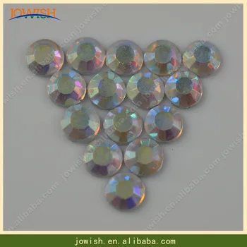 

Hotsale!!ss30 Korean Clear AB 50gross / bag Rhinestones Hot Fix Flat back Glue Diamond Strass Hotfix For Bridal dress