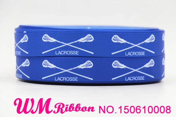 Q&N ribbon Hockey Sport Printed Grosgrain Ribbon DIY Handmade