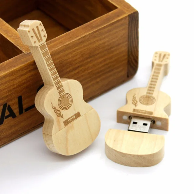 Флеш накопитель Unidad usb con forma de guitarra 4 ГБ 8 16 32 64 ГБ|USB флэш-накопители| |