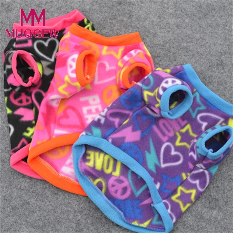 

New Fashion Pet Puppy Spring Warm Sweatshirt Small Dog Cat Pet Clothes Vest T Shirt Cheap Chihuahua Clothes roupa para gato