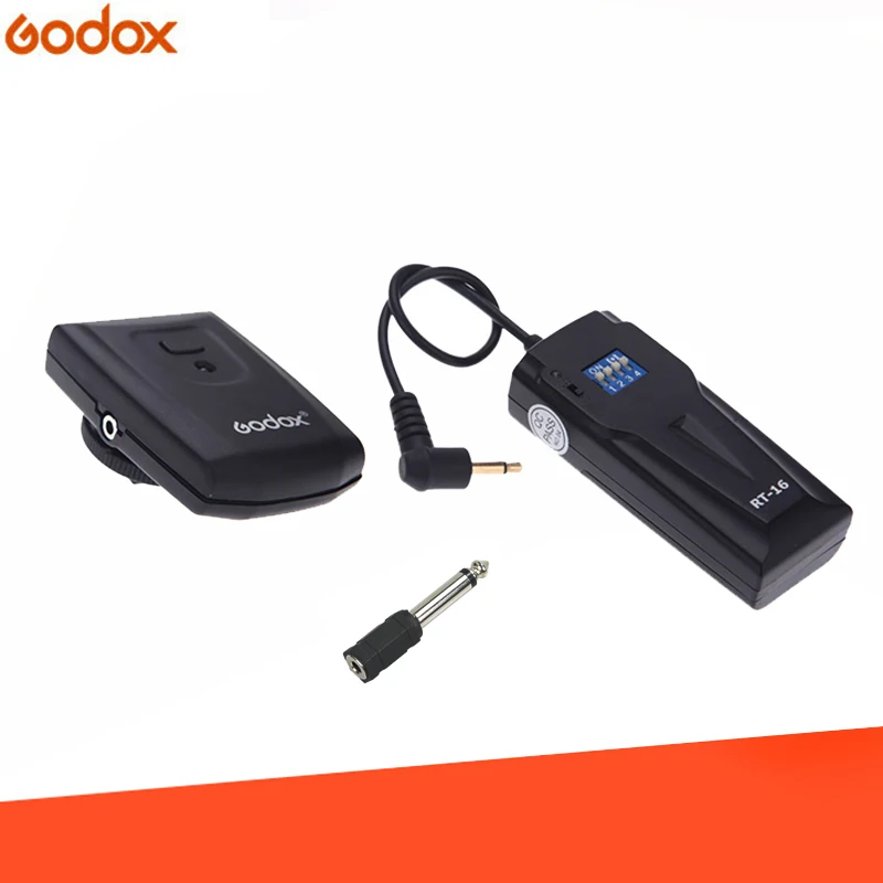 

GODOX RT-16 low power consumption High-speed synchronous Wireless Studio Flash Trigger 16 Channels for Canon Nikon DSLR camera