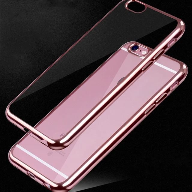 

Silicone Soft Cell Phone Case for iPhone 6 6S 7 8 Plus X 10 XR XS Max 5S 5 s 5SE 6Plus 6SPlus 7Plus 8Plus thin Clear Cover