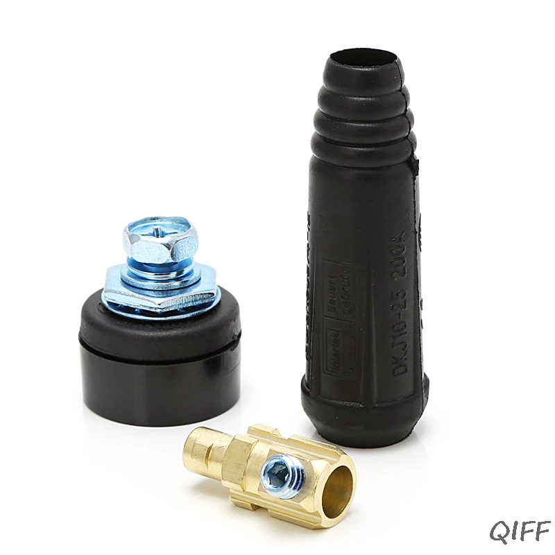 

200A 10-25mm Rapid Fitting Female Male Connector European Electric Welding Machine Mar28
