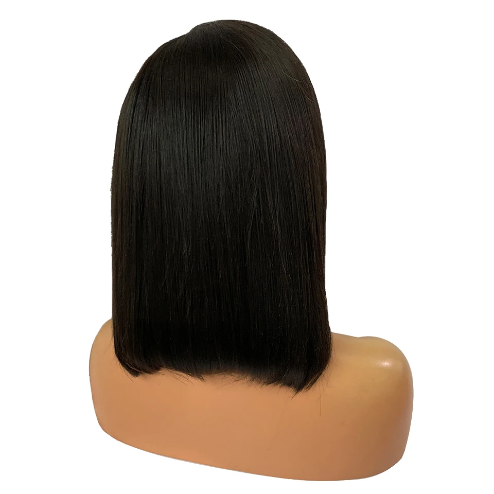 100% cabelo humano brasileiro lado parte curta