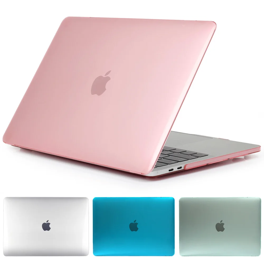 Кристалл ноутбука сумка для MacBook 12/Air 11 6 13 3/Pro retina 15 дюймов с Touch Bar 2016 Новинка +