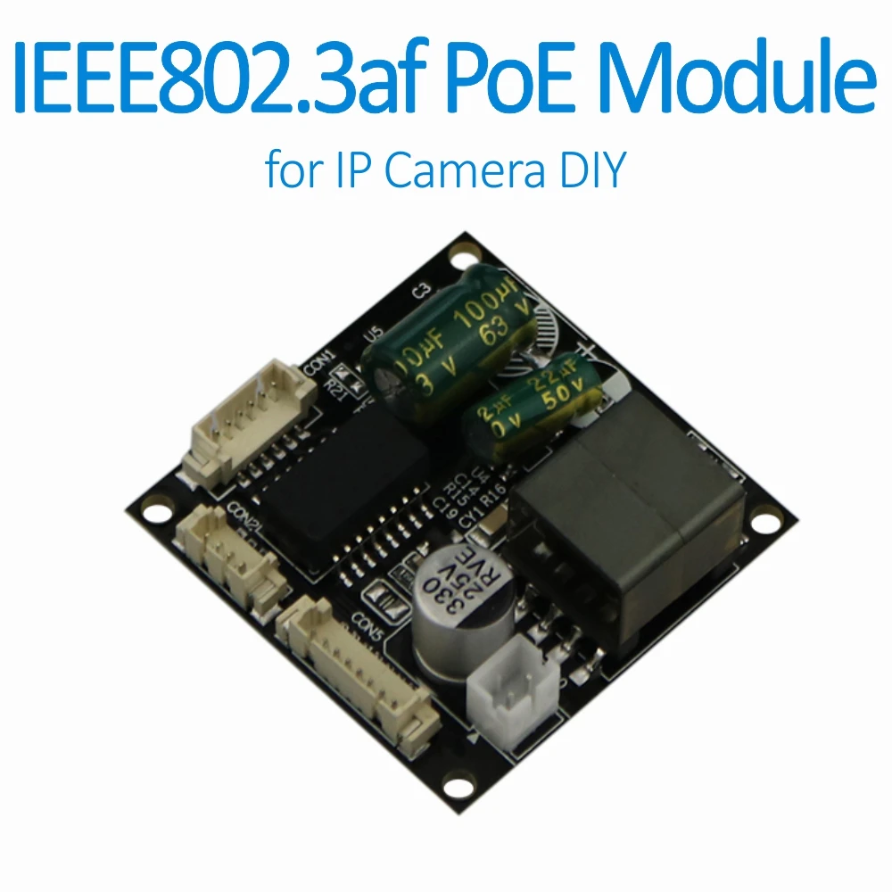 

IEEE802.3af PoE Module for IP Camera Power Over Ethernet 48V Input 12V output Isolated Power with Wide Range Temperature Design