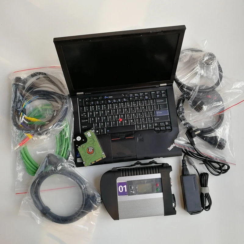 Программное обеспечение MB Star C4 SD V06.2021 для OBD 2 считывателя кодов б/у ноутбука T410 I5 I7