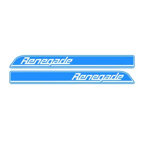 EARLFAMILY 95 см x 10 см 2x капюшон боковые полосы графика(один для каждой стороны) виниловые наклейки комплект автомобиля Стикеры для Jeep Renegade CJ TJ YJ - Название цвета: Blue