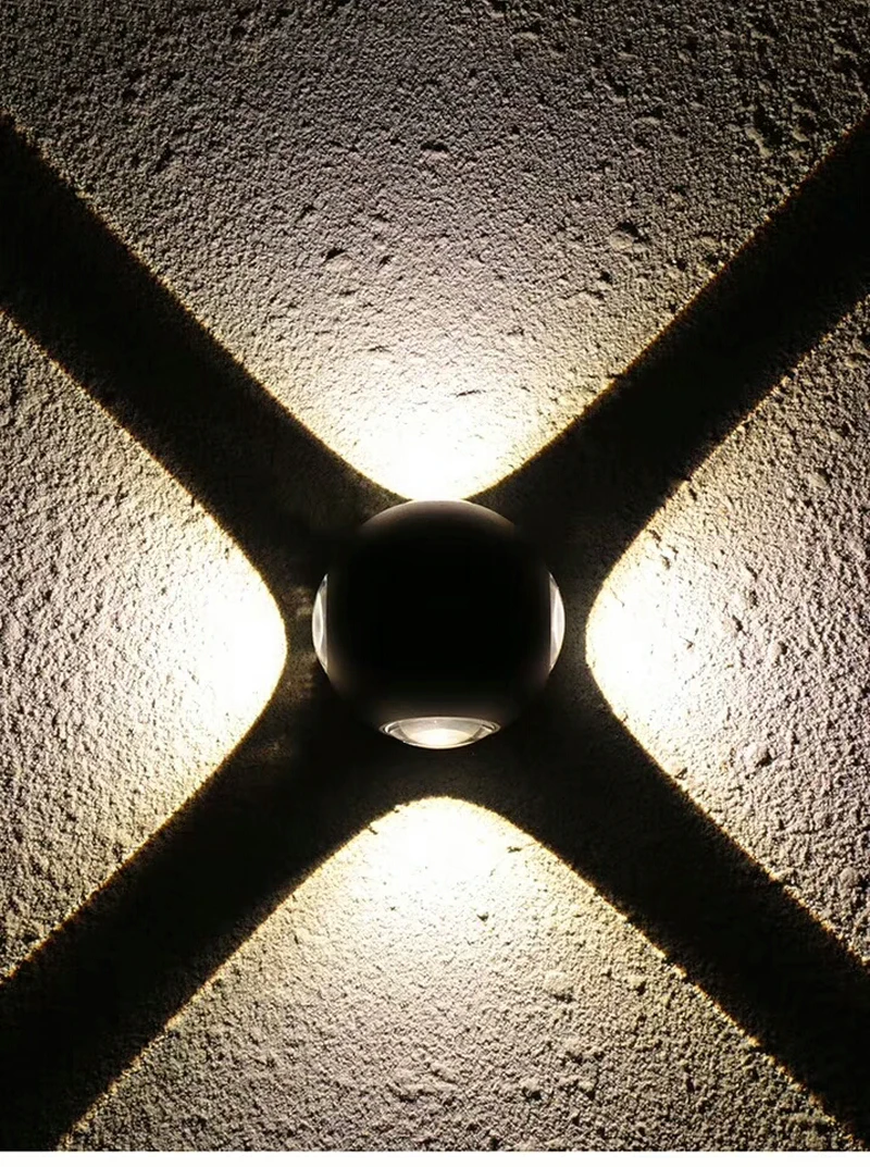 Criativa para Sala de Estar Sala de tv Plano de Fundo Decorativa de Parede Led à Prova Luminária D'água Moderna Nórdica Luz 8 Luzes e Iluminação