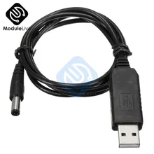 DC-DC USB 5V zu 9V DC Jack 5,5 mmx 2,1mm Step up Power Module Converter Kabel