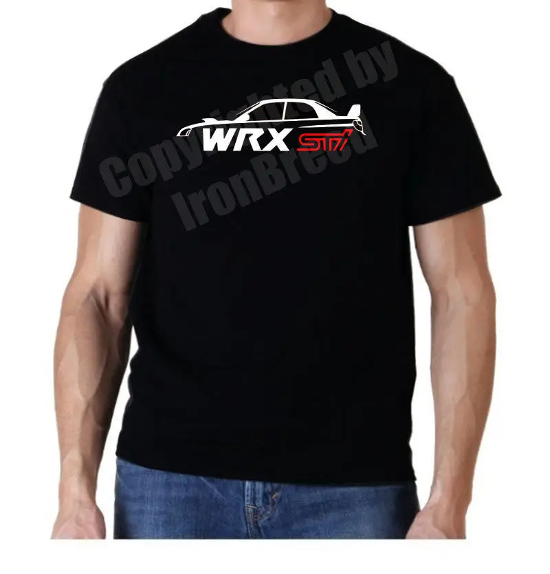 

New T Shirts Hip-Hop Splicing Tee Tops Shirt Japan Car Wrx Sti Silhouette Impreza Jdm Drift Racer Turbo Subie Car Tee Shirt