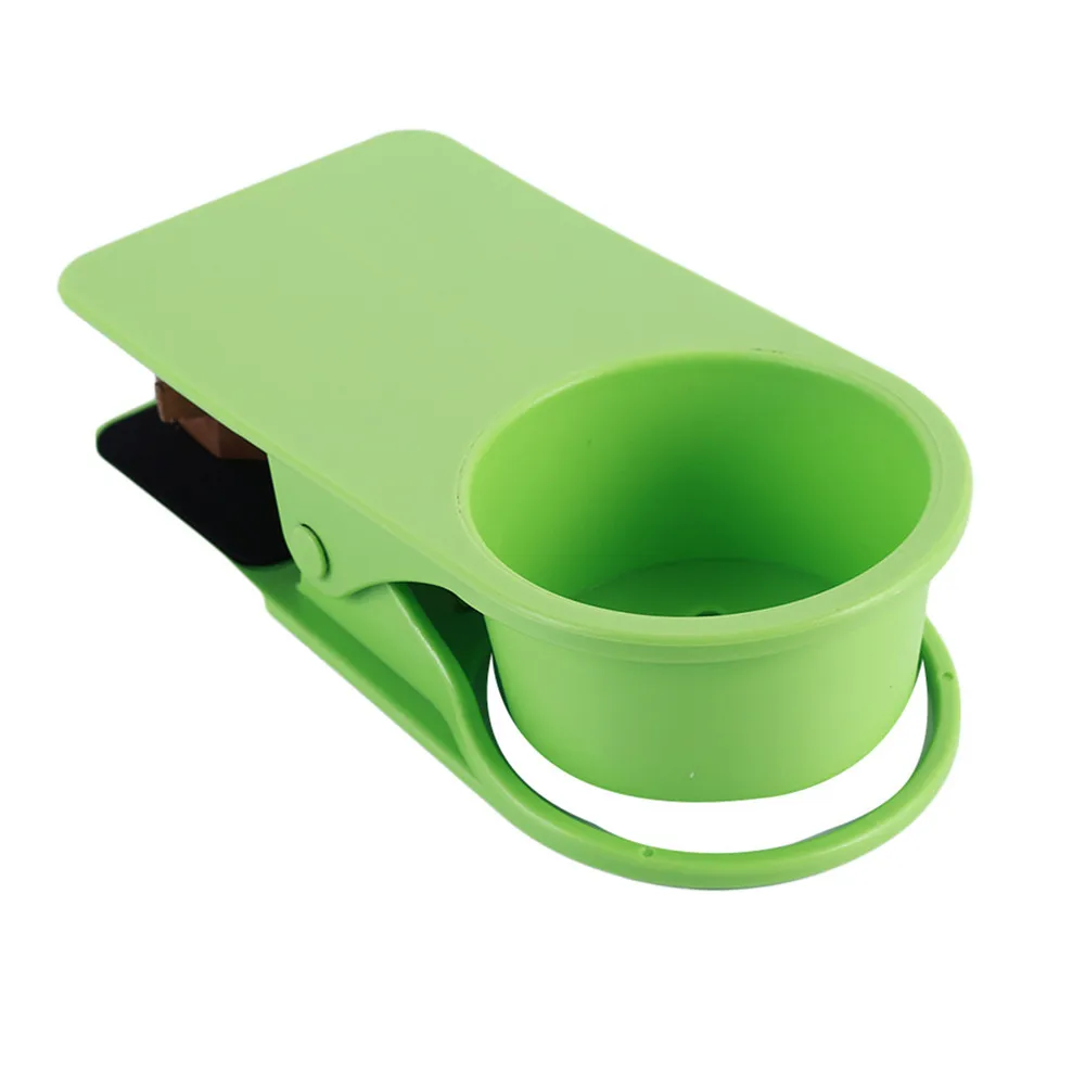 Green Ellenmar питьевой зажим-подставка для чашек дома для офисного стола сбоку огромный зажим для воды напиток Сода держатель кофейной кружки - Цвет: Green