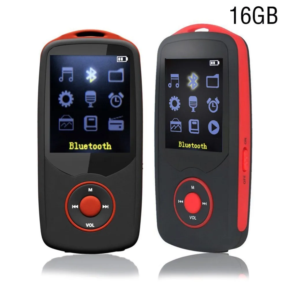Bluetooth mp4 Player 16GB Original RUIZU X06 with 1.8Inch Screen can