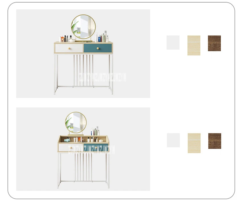 B2531/B2532 креативный стол для макияжа с ящиком, мебель для спальни, ручная доска, стальной каркас, современный простой туалетный столик