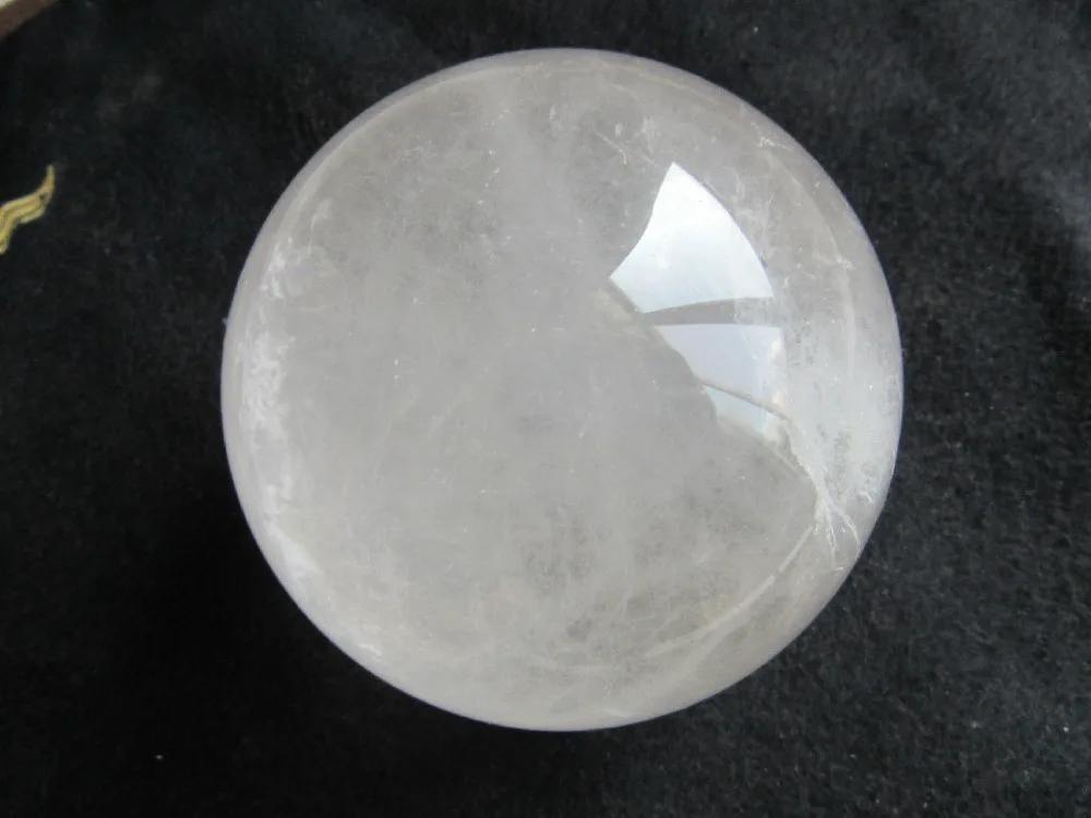 1680g NATURAL CLEAR QUARTZ CRYSTAL SPHERE BALL HEALING-in Stones from