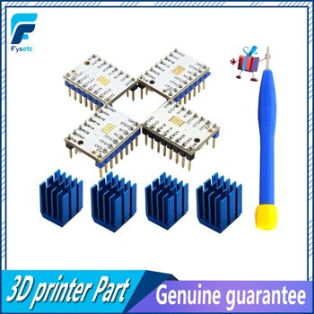 

4pcs StepStick TMC2100 Stepper Motor Driver Ultra-silent Excellent Stability Protection Superior Performance 3D Printer Part