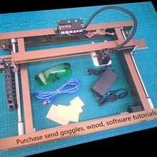 A4 настольных формат все металлические DIY лазерная гравировка машина маркировки machine300mw