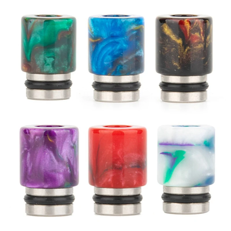 

510 Drip tips resin Mouthpiece SZ01 Delrin Stainless Steel drip tip Electronic Cigarette for 510 Thread Atomizer