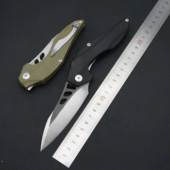 

Worth! EF folding knife D2 blade pocket knife tactical camping hunting survival knives flipper G10 handle gift EDC knifes