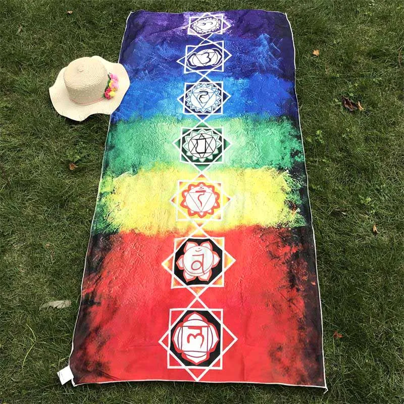 

Newly Polyester Yoga Mat Summer Beach Cloth Tapestry for Home Camping Picnic BF88