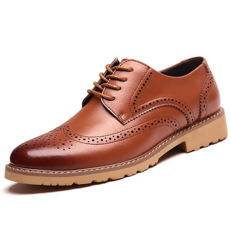 Genuine Leather Oxfords Men Office Shoes Italian Shoes For Men Shoes ...