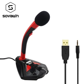 

Karaoke Professional Microphone for Computer HD Studio Noise Cancelling USB 3.5mm Microphone Condenser For Recording Vocals PC