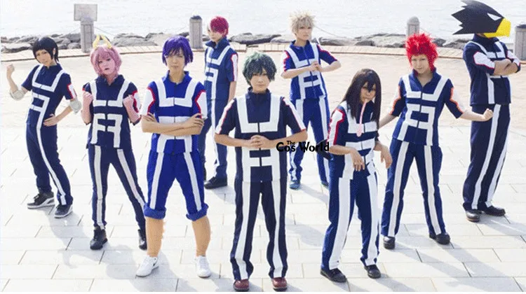 Boku No Hero Academia My Hero Academia Gym Suit High School Uniform Sports Wear Anime Cosplay Costumes image 3