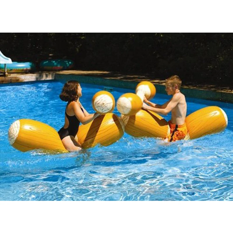 Inflatable-Log-Joust-Set-Pool-Float-Raft-Children-Inflatable-Water-Toys-Pool-Fun-Beach-Swimming-Float (1)