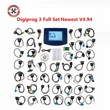 

VSTM Original Digiprog3 Full set Digiprog 3 V4.94 Odometer programmer DigiprogIII Mileage Correct Tool for Many Cars DHL Free