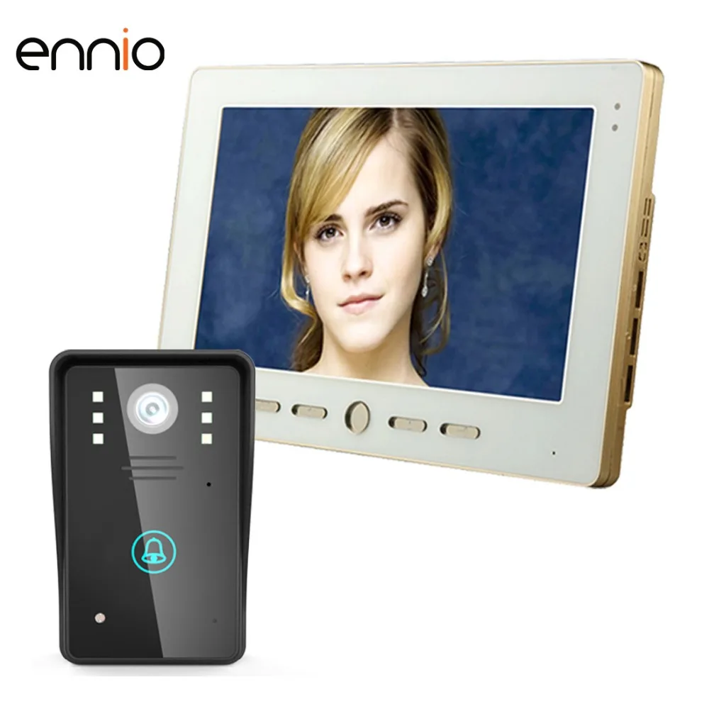 ENNIO SY1002A11 10" Video Door Phone Doorbell Touch Button
