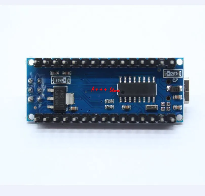 10 шт. Nano Mini USB с Загрузчиком совместим с arduino Nano 3,0 контроллер CH340 USB драйвер 16 МГц Nano v3.0 ATMEGA328P
