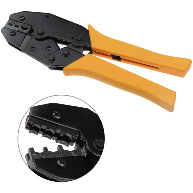 

1PCS Durable 22-10 AWG Terminals Crimp Pliers Cold-Pressed Terminator Crimping Tool Ratchet Terminal Pliers