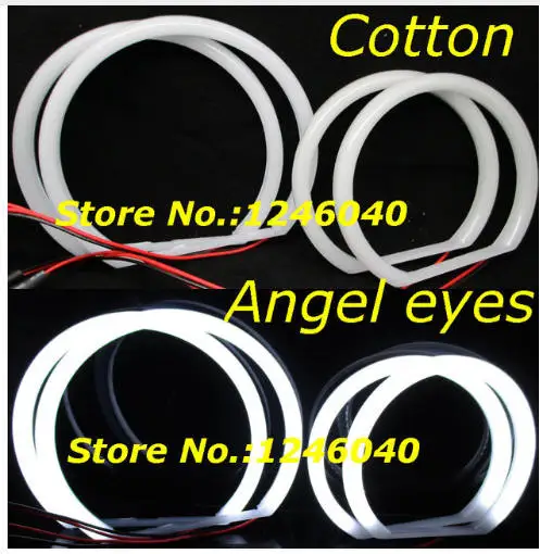 

2018 New Cotton LED Angel eyes halo ring kit DRL Light lamp for BMW E46 Compact E83 X3 2000-2010 Sedan high brightness