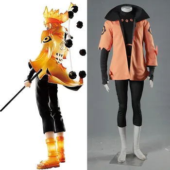 

Anime Uzumaki Naruto Rikudou Sennin Modo Cosplay Costume Sage of the Six Paths Naruto Cosplay Outfit Men Halloween Costume Sets
