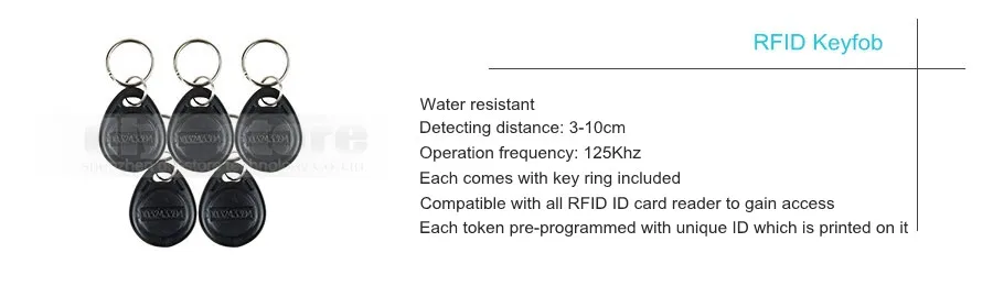 DIYSECUR Водонепроницаемый 125 кГц клавиатура Считывателя RFID система контроля доступа магнитный пульт дистанционного управления с блокировкой полный комплект для дома/офиса