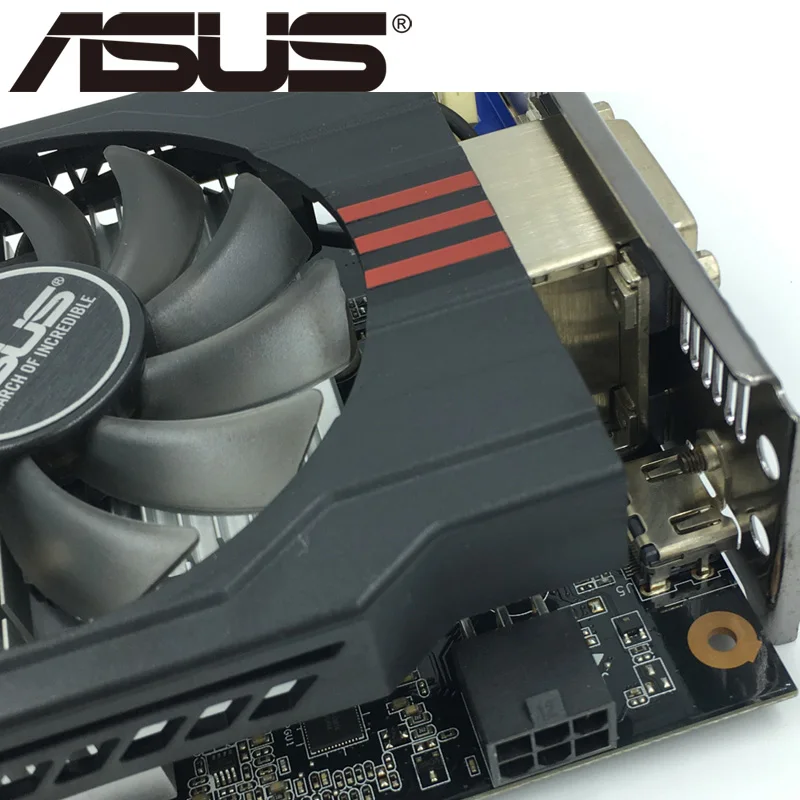 Видеокарта ASUS, GTX 750 Ti 2 Гб 128 бит GDDR5, графические карты для nVIDIA Geforce GTX 750Ti, б/у, VGA карты GTX750TI 1050, оригинал-4