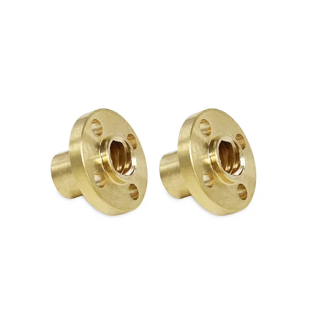 2pcs/20pcs Brass Screw Nut for 8mm T8 Lead Threaded Rod 3D