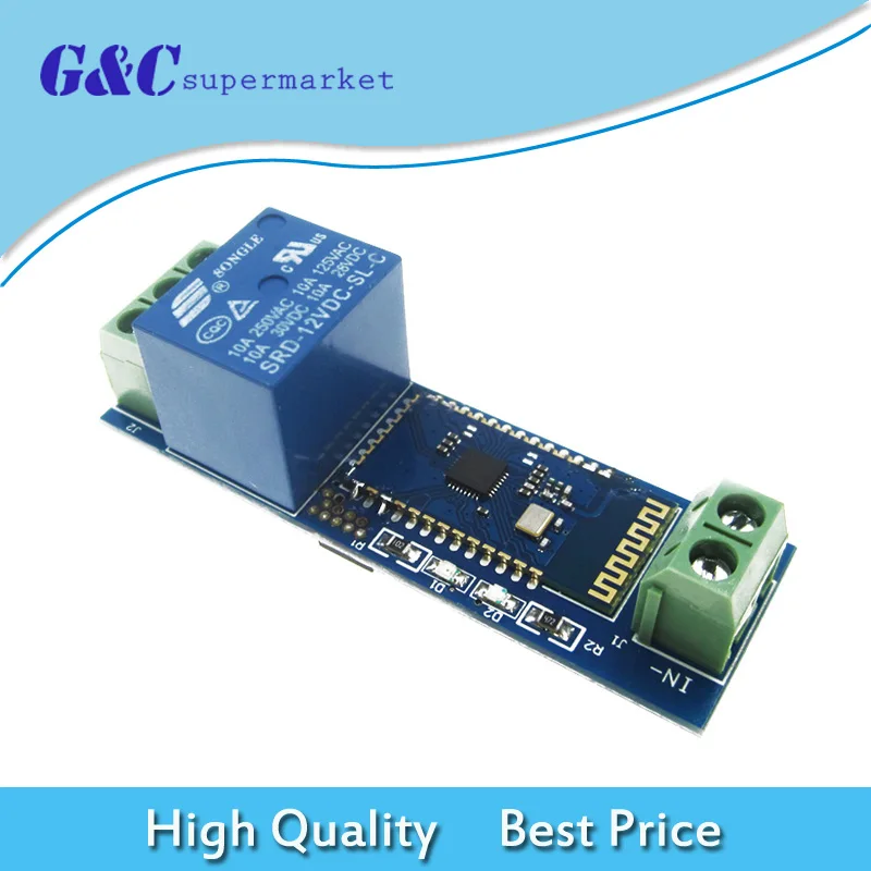 

12V 10A Bluetooth Smart Relay Remote Control Switch Wireless Module