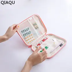 QIAQU Oortable путешествия аптечка на открытом воздухе большой Ёмкость аптечка хранения сумка Портативный медицины дорожная сумка аксессуары