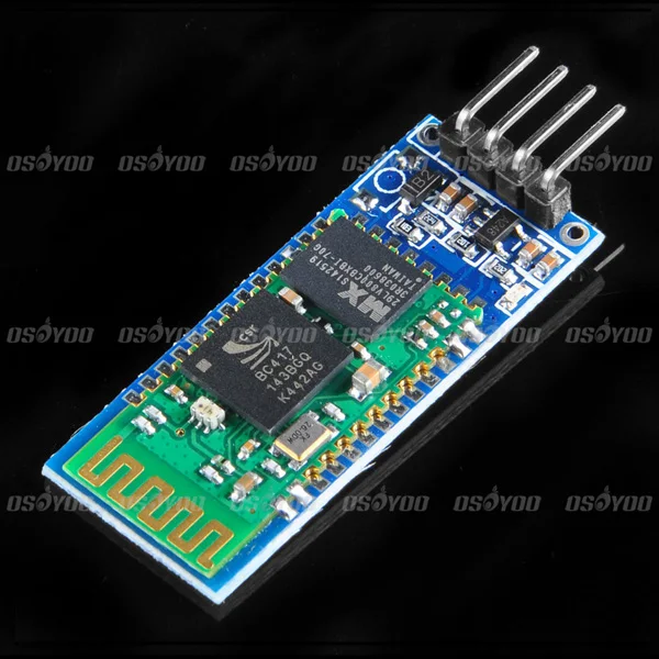 HC-06 Беспроводной Серийный 4 Булавки Bluetooth Радиотрансивер Модуль RS232 TTL для Arduino