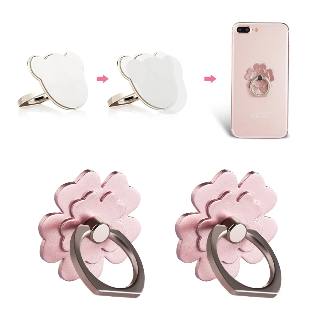 Finger Ring Mobile Phone Stand Holder For iPhone XS 8 7 6 Huawei Samsung Smart Phone Ring holder for IPAD MP3 Car Mount Stand