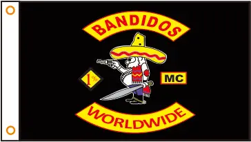 

custom flag Motorcycle flag BANDIDOS banner 3x5ft 100D poliester 01