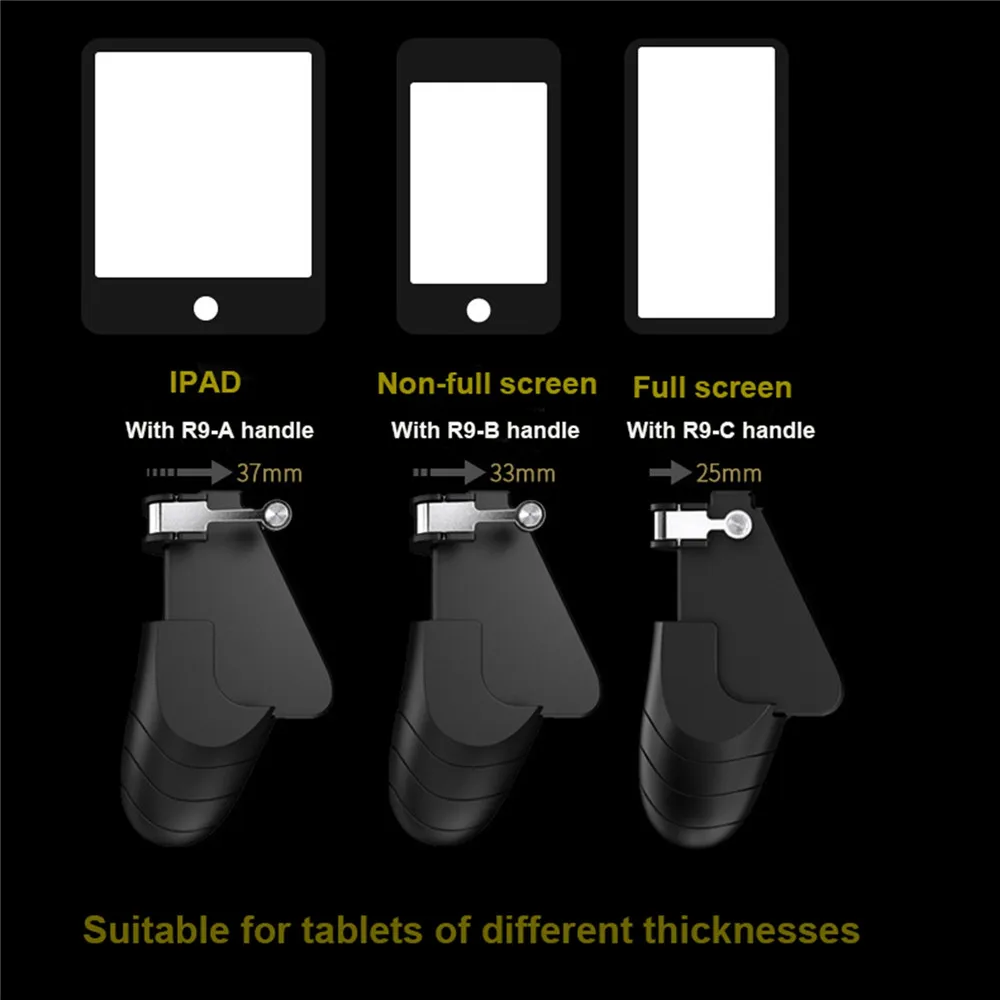 Stretchable Gamepad Controller Game Trigger Fire Button Aim Key L1R1 Shooter for ipad For iphone8 X