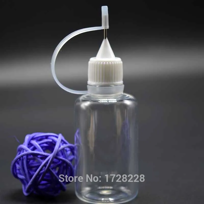 

1500pcs/lot 30ml Plastic Squeezable Dropper Bottle Needle Tip Liquid Dripper 1OZ For Solder Flux / Eliquid Oil