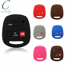 Cocolockey Silicone Car Key Cover Case Shell Fob Fit for LEXUS for TOYOTA Remote Key Case 3 Buttons No Logo for Lexus Key Case Cocolockey Silicone Car Key Cover Case Shell Fob Fit for LEXUS for TOYOTA Remote Key Case 3 Buttons No Logo for Lexus Key Case
